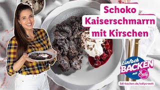 Süße Alpengaudi  SchokoKaiserschmarrn mit Kirschen  Rezepte für Lidl von Sallys Welt [upl. by Tigges]