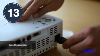 NEC Quick Setup Portable Projectors [upl. by Reppep]