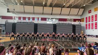 Mid American Pompon Staff Camp 2022  Advanced Kickline [upl. by Einafets]