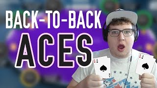 Back to back pocket aces on the final table bubble tonkaaaap stream highlights 11162016 [upl. by Skipp]