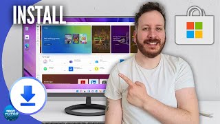 How To Install Microsoft Store In Windows 10 [upl. by Irmine]