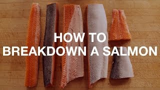 How to Break Down a Whole Salmon [upl. by Brass]