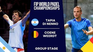 TAPIADI NENNO VS COENEWEERDT  WORLD PADEL CHAMPIONSHIPS 2024  HIGHLIGHTS MATCH 2 [upl. by Akcirehs]