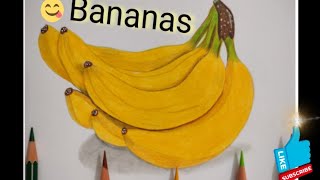 Bananas Drawing [upl. by Lesna]