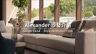 『曲線設計 極簡包覆』簡約沙發 Alexander亞歷山大 介紹｜沙發介紹 [upl. by Courtnay]