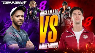 Arslan Ash Nina VS Daniel Mado Jin  FT 5  tekken8 [upl. by Llewoh]