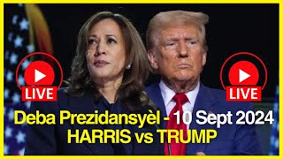 EN DIRECT  DÉBAT PRÉSIDENTIEL HARRIS  TRUMP PRESIDENTIAL DEBATE LIVE I [upl. by Riada101]