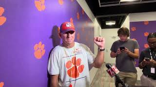 Dabo Swinney Scrimmage Report  Pt 1 [upl. by Sehguh421]