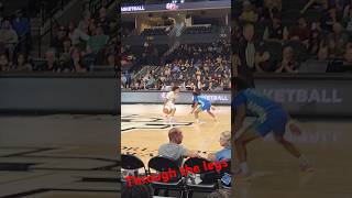 Mikey Williams almost puts it through the legs at the UCF Basketball Game ucf basketball ncaa bb [upl. by Enaxor]