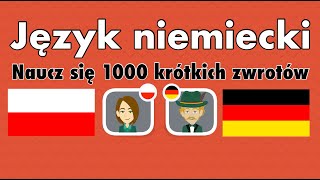 Język niemiecki  Naucz się 1000 krótkich zwrotów [upl. by Eirrej]