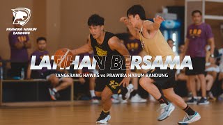 Scrimmage vs Tangerang Hawks  Jacob Lobbu udah ikut main ⛹️🏀 [upl. by Eugine]