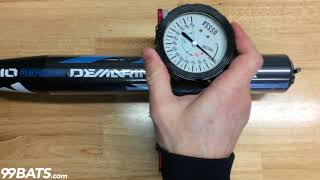 2019 DeMarini CF Insane 10 Fastpitch Bat  Compression Test  99BATScom [upl. by Nilkoorb694]