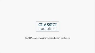 GUIDA Scaricare gli audiolibri su iTunes [upl. by Akir]