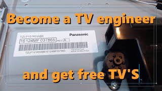 FREE  Panasonic 49 inch smart TVlets fix it for profit £££££ [upl. by Retsof]