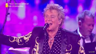 Sir Rod Stewart quotLook In Her Eyes  Maggie Mayquot BBC Children In Need Rocks 2018 720p [upl. by Sherer]