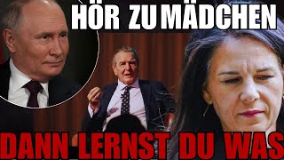 💥GERHARD SCHRÖDER SAGT UNFASSBARES💥 [upl. by Aiciram561]