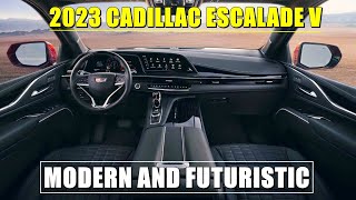 2023 Cadillac Escalade Interior Review [upl. by Anilegnave]