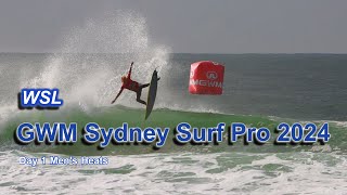 WSL GWM Sydney Surf Pro 2024  Mens Heats [upl. by Ennairek]