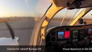 Cessna 340 IFR Flight  MMQTMMRX [upl. by Arreip208]