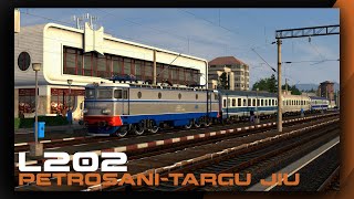 L202 Targu JiuPetrosani CABVIEW  TRAIN SIMULATOR ROMANIA [upl. by Mariano]