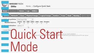 How to Use Ditto and Ditto DXs Quick Start Mode [upl. by Yralam]