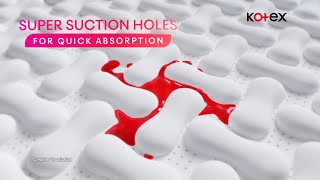 Heart x Kotex Luxe  Super Suction Holes [upl. by Adnolrehs]