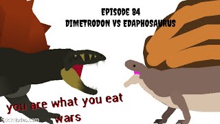 You are what you eat wars  episode 84  dimetrodon vs edaphosaurus [upl. by Monjan]