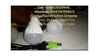 3 bulb solar light with extra solar lightAlpha Blaze solarlight Gloroyal Construction Company [upl. by Kera567]