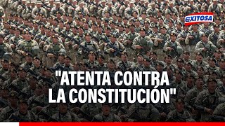 🔴🔵Quispe califica de quotaberraciónquot la propuesta de juzgar a militares y policías en fuero militar [upl. by Lesko530]