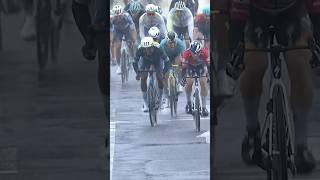 Rainy race  Biniam Girmay vs Mark Cavendish  Saitama Criterium Race 2024 [upl. by Sldney]