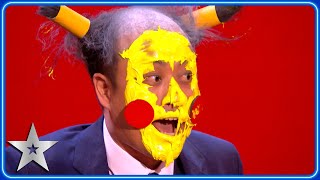 Nabe turns BAD HAIR DAY into hilarious ANT and PIKACHU impressions  SemiFinals  BGT 2024 [upl. by Bathelda]