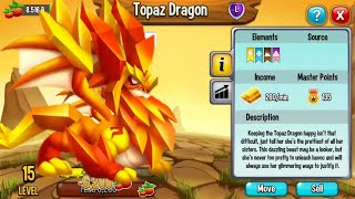 TOPAZ DRAGON REVIEW Dragon city [upl. by Pruchno]