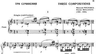 Nikolai Roslavets  3 Compositions [upl. by Evslin]