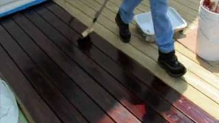 Applying One TIME Wood Protector [upl. by Frierson]