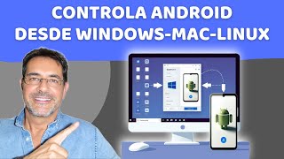 ✔ Controla ANDROID desde Windows Mac o Linux [upl. by Ramso56]