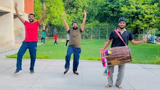 Punjabi Pure Folk Style Bhangra on Dhol Beat [upl. by Chema720]