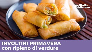 INVOLTINI PRIMAVERA CINESI  Ricetta originale super croccante [upl. by Nidorf]