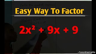 How To Factorise Quadratic Expressions [upl. by Anovad]