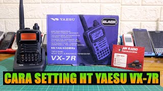 cara setting ht yaesu vx7r [upl. by Izak]