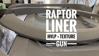 How to Spray Raptor Liner with HVLP and Shutz Gun [upl. by Cherilyn]