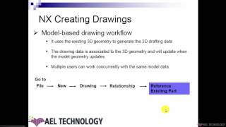 Drafting amp Detailing Using Unigraphics NX 100  Advanced Training [upl. by Celestyna]