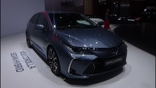 2019 Toyota Corolla Sedan Hybrid  Exterior and Interior  Geneva Motor Show 2019 [upl. by Ggerg]