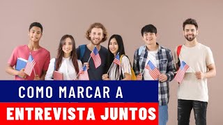 COMO AGENDAR O VISTO AMERICANO PARA VÁRIAS PESSOAS NA MESMA CONTA  MARCAR O VISTO EM GRUPO [upl. by Llessur969]