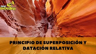 Principio de superposición y datación relativa [upl. by Fesuoy890]