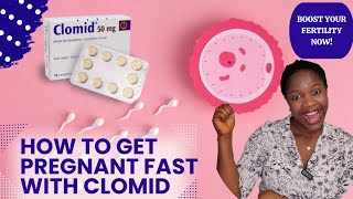 How to get pregnant fast with clomid  Boost your fertility now [upl. by Anayeek115]