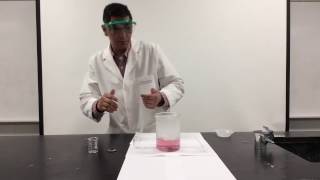 Potassium sodium tartrate and hydrogen peroxide catalyst reaction [upl. by Ecire]