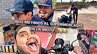 ENTRE AL SUPERMERCADO EN MI MOTO  MARKITOS TOYS  EL GORDO ARCE [upl. by Giliane168]