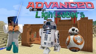 LASERSCHWERTER aus STAR WARS in Minecraft  Advanced Lightsabers DeutschHD [upl. by Modla931]