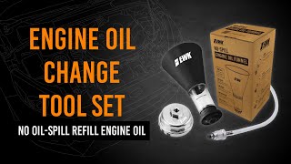 EWK Toyota Oil Change Tool Set  Oil Filter Wrench Drain Hose Funnel All in One│EB0301│EWKtool [upl. by Lal310]