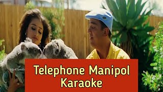 Telephone Manipol Karaoke  Lyrics  Indian  AR Rahman  HD 1080P [upl. by Acemaj]